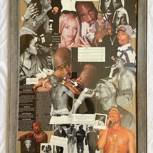 2 Pac Framed Collage